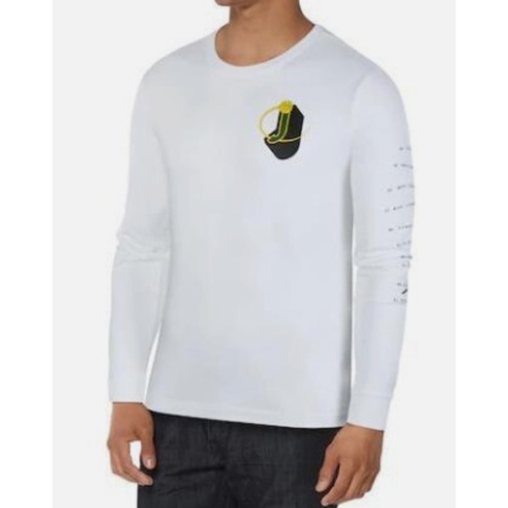New Jordan Air Jordan 10 Sz Medium Men's Long Sleeve T-Shirt White CT0735-100 - Picture 4 of 5